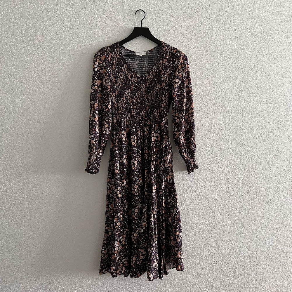 Purple Floral Dress